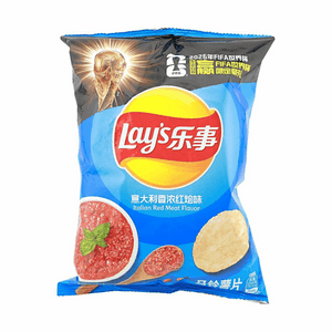 大陆版LAY'S乐事 薯片 意大利香浓红烩味 袋装 70g(新老包装混发)