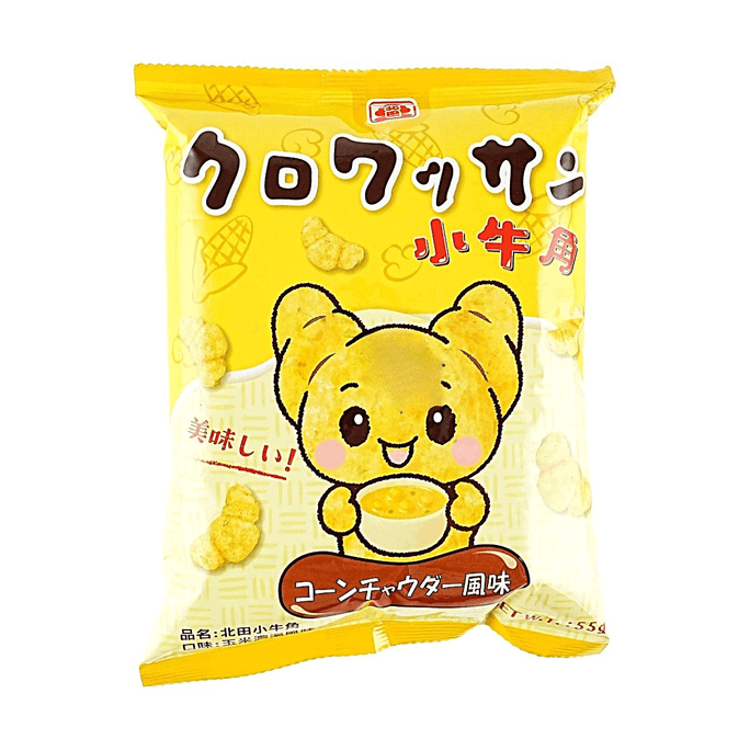 台灣北田 玉米濃湯味小牛角 玉米脆 55g