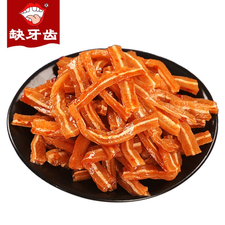  缺牙齒 辣零食大禮包 微辣/香辣素牛肚&素耳尖&素蝦仁 -16g/20包 湖南特色爆辣辣條 脆彈香辣素毛肚魔芋爽【彈嫩鮮香 變態辣辣條 爽脆Q彈】 3