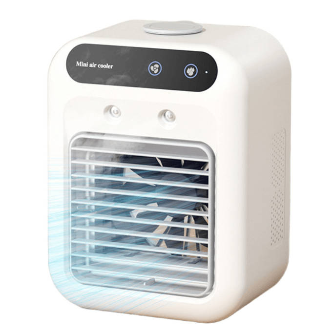 Desktop air cooling fan USB charging spray humidification mini small air conditioning fan 500ml tank