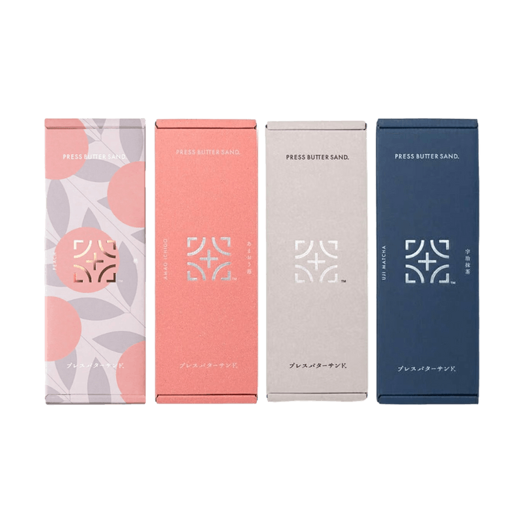 日本PRESS BUTTER SAND 白桃奶油夾心餅乾禮盒 5枚入【日式奶油曲奇】【精緻甜點伴手禮】【20天短保】 5