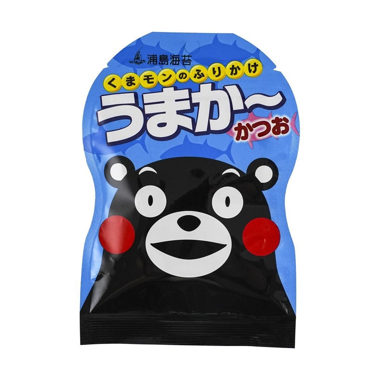 URASHIMA Kumamon Furikake- Seasoning For Rice, Bonito Flavor, 0.88