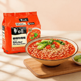 白象 味鲜美 香辣牛肉味方便面 102g*5连包