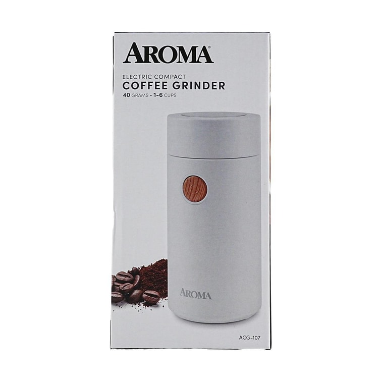 Mini Electric Compact Coffee Grinder White 7