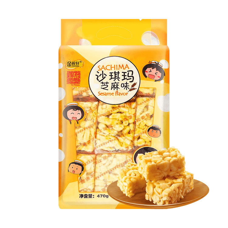 JINZIXUAN Sesame Sachima, 16.57oz - Yamibuy.com