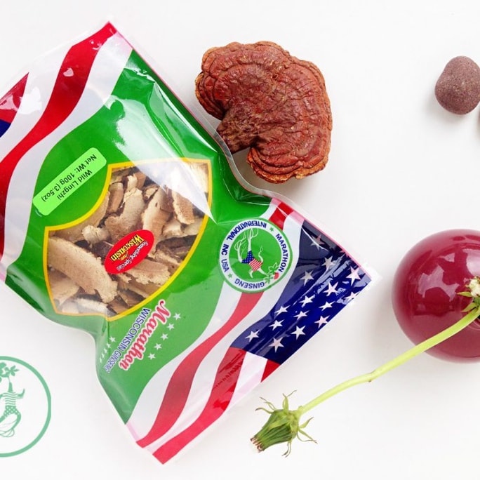  아메리칸 마라톤 면역력 강화와 고혈압, 고혈당, 고혈당 조절에 도움을 주는 미국산삼 산영지 슬라이스 100g