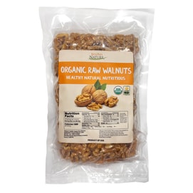 Vaccum Sealed Organic Raw Walnuts 1lb