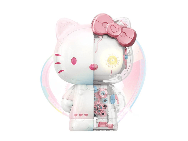 中国直送] TOP TOY サンリオ ハローキティ 虹色ガラス 積み木 置物 138