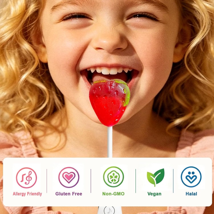 Music Lollipop Candy 20g, Light Up Singing Audio Lollipop