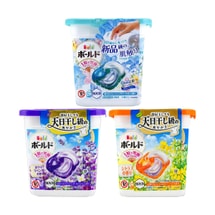 日本P&G宝洁 4合1洗衣凝珠 颗粒洗衣液  清新皂香型+白薰衣草&茉莉香型+柑橘马鞭草香型 11粒装×3盒【超值3盒】