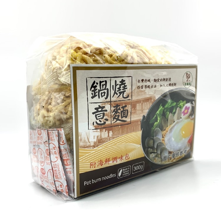 台湾金鸡牌[直邮] 锅烧意面300g 5入(限购2包) - 亚米