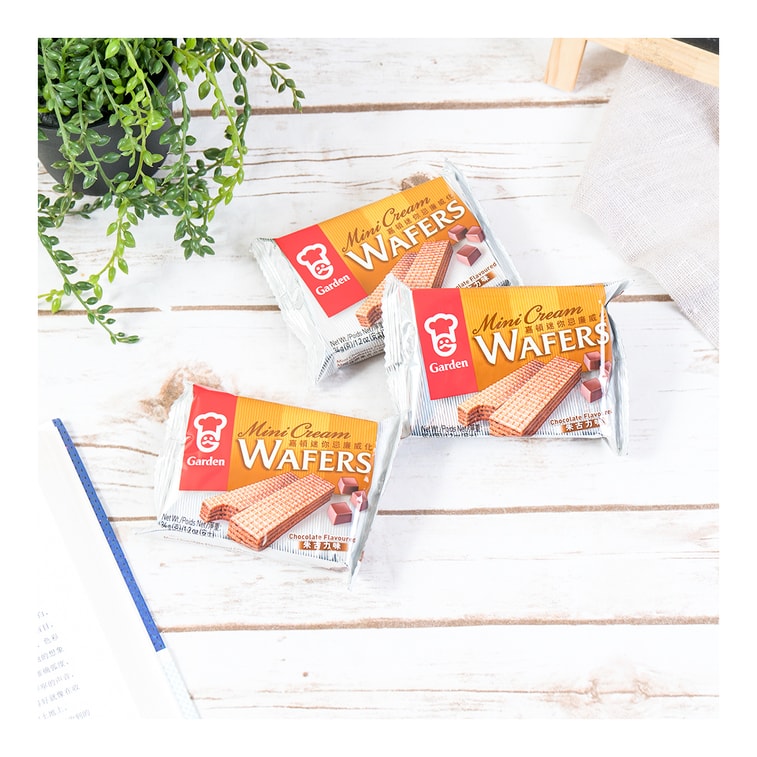 ミニクリームウエハース チョコレート味 8パック 6