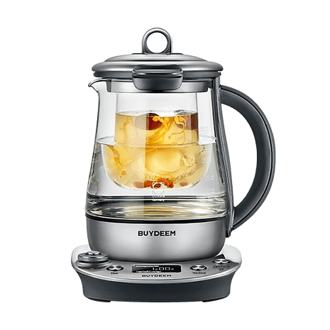 BUYDEEM Buydeem K2763 Health-Tea Kettle - Multi-functional Automatic Glass  Tea Maker with Advanced Bird's Nest Feature - Steamer - Yamibuy.com