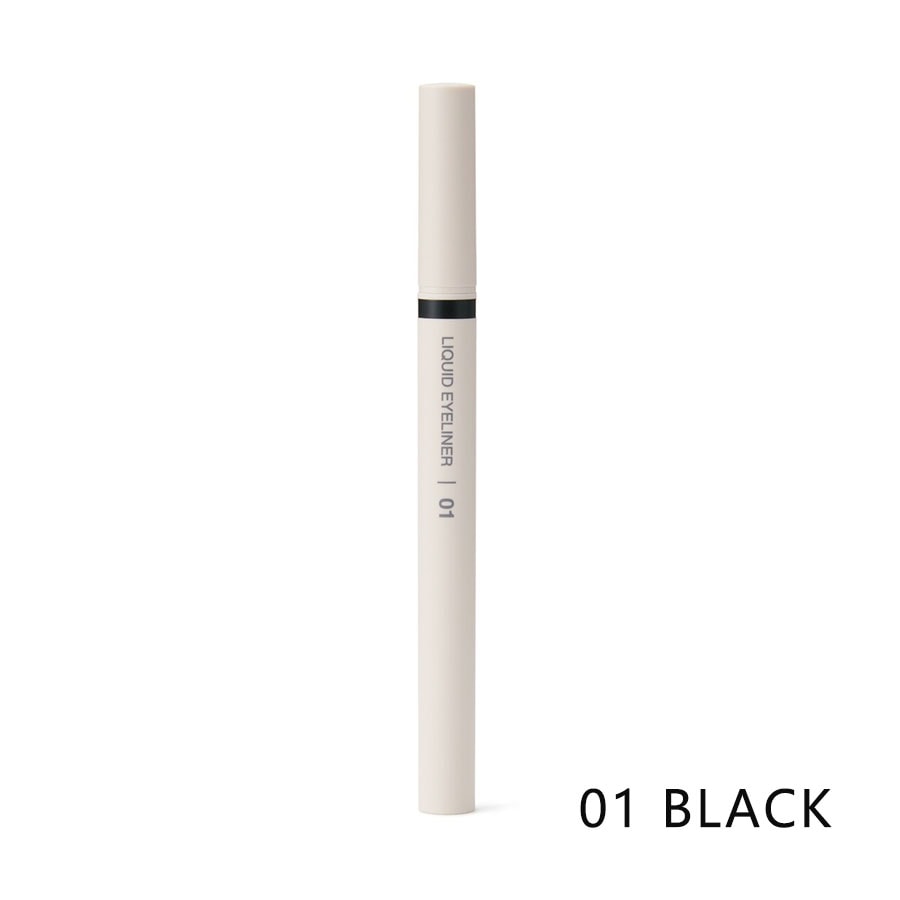 【日本直郵】 日本 MUJI 無印良品 液體眼線筆 黑色 防水防汗速乾 1支