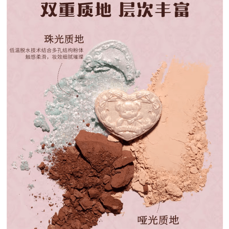 Flower Knows Sweetie Bear Collection 6 Color Eyeshadow Palette
