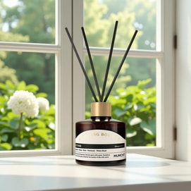 MUMCHIT BIOTOX Flameless Aromatherapy - Essential Oil Diffuser Bottle, Reed Diffuser #Blooming Bouquet