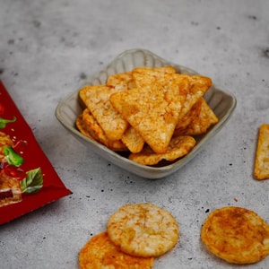 Protein Popchips,Chicken Breast Crisps,  Spicy Salsa Flavor,1.55 oz【Healthy And Non-Fried】