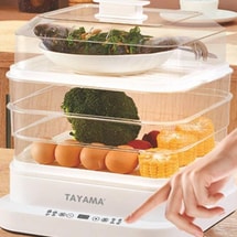 Tier Electric Steamer, for Steaming Vegetables, Fish and Steamed Buns - TFS - 003