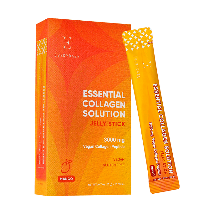 Essential Collagen Solution Jelly Stick, Mango Flavor, 10 sticks