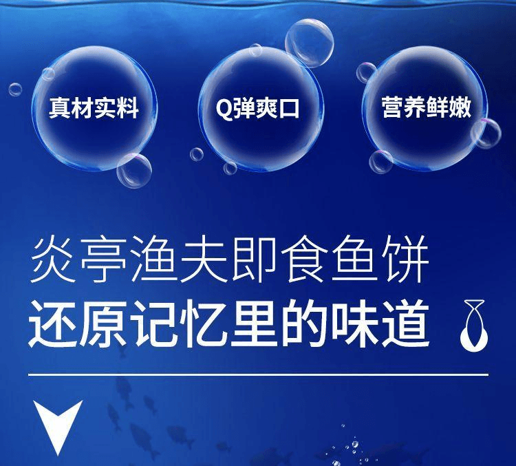 【中国直邮】 炎亭渔夫 即食鱼饼鱼豆腐海味温州特色特产零食约20包烧烤味160*1袋