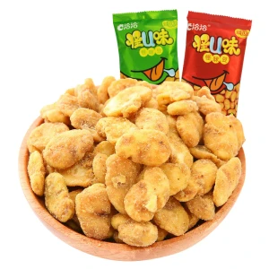 Qiaqia Strange Flavor Bean Small Packaging Orchid Bean Broad Bean Internet Celebrity Satisfying Snack 25g * 4 Bags [Five Flavors * 2 Bags+Spicy Flavor * 2 Bags]