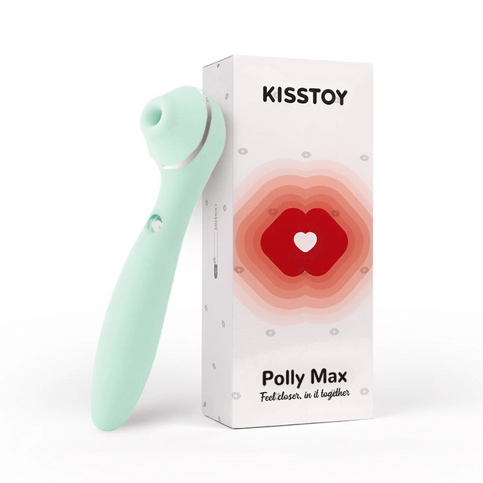 KISTOY Polly Max 3.0 App Controlled Rotating Air Pulse Stimulator - Light Green