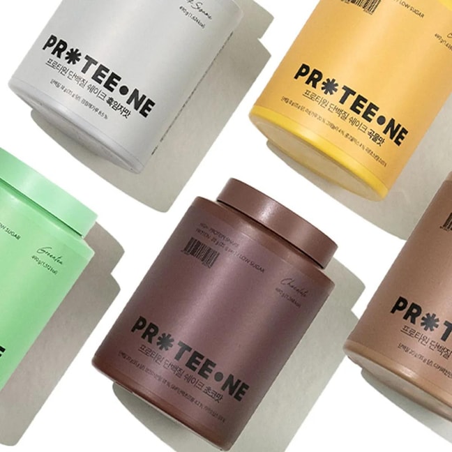 韩国PROTEEONE 蛋白质奶昔 蛋白质代餐粉 490g #谷物味 健身高蛋白 营养补充 饱腹感强大容量装【Oliveyoung爆款】