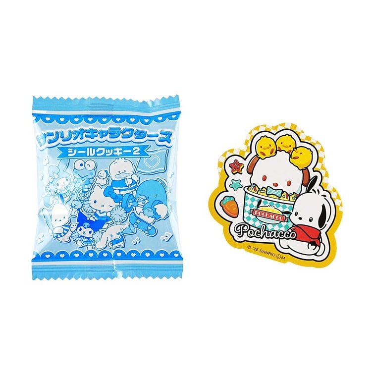 Sanrio Characters Sticker Egg Cookie 0.35 oz [Includes A Random Character Sticker] 4