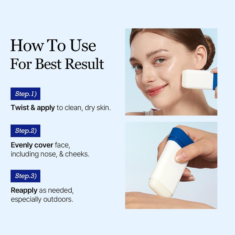 [미국 직배송] 라운드랩 자작나무수액추출물 함유 보습 선크림 스틱, SPF50+, 19g (국내) 6