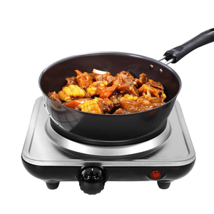 500W-1000W Compact & Portable Hot Plate - Single Burner electric stove for Dorm