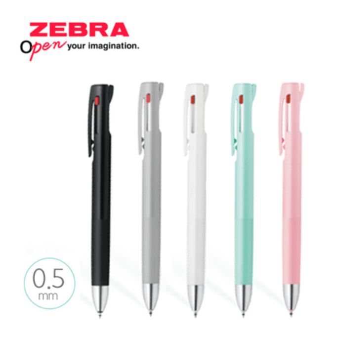 Permanent Pen Blend 3c 0.5mm ZEBRA Blue Green 