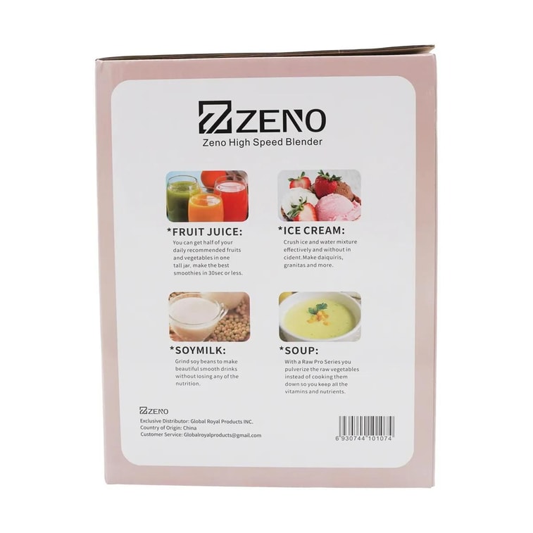 ZENO  高速智能破壁料理机 多功能豆浆机榨汁机搅拌机 可加热 一键点动清洗 GRP-FD-1101W 6