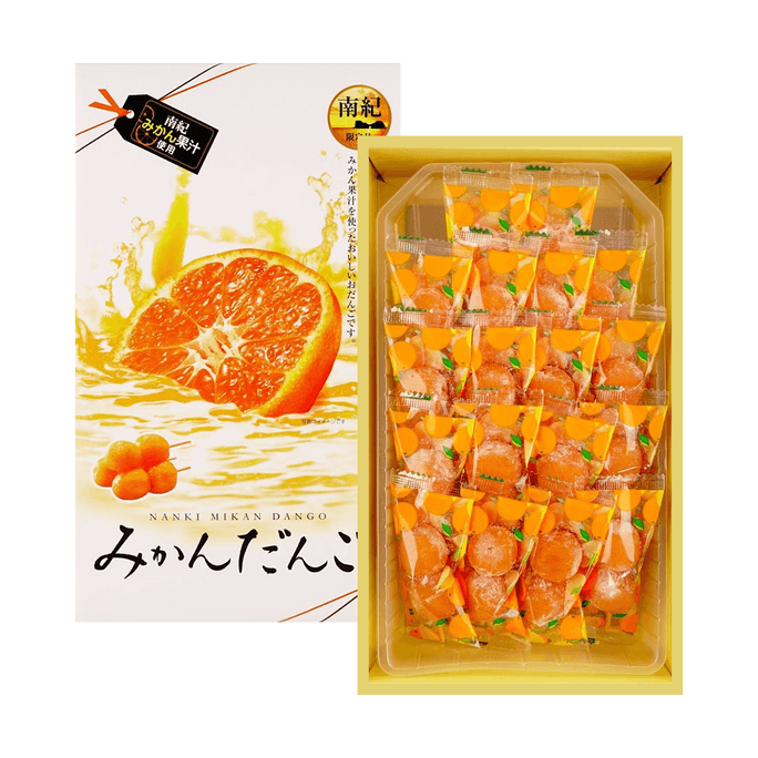 Mikan Dango (Mandarin Orange-flavored Rice Dumplings) 12.69 oz
