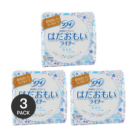 SOFY Panty Liner Unscented, 14cm, 72p*3【Value Pack】