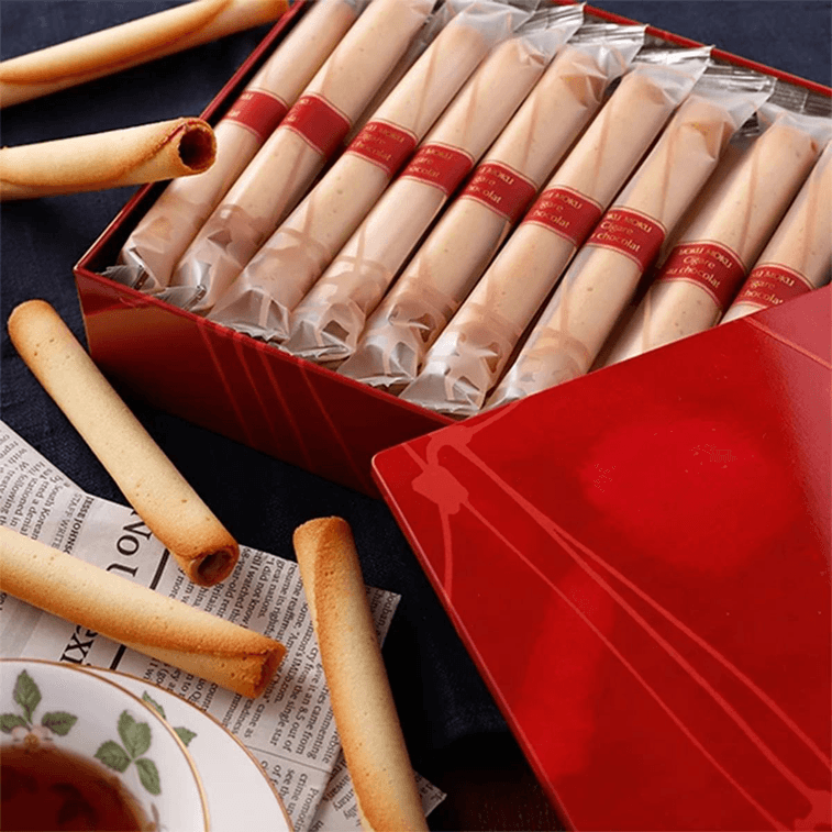 【日本直邮】 日本 Yoku Moku 北海道手工曲奇饼干巧克力蛋卷18枚 送礼必备 3