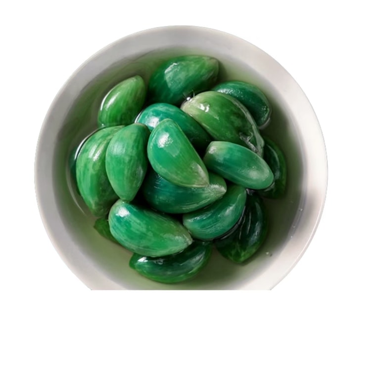 中国　飛青磁　蒜口瓶　在銘　V　7110 蔚鲜来山东正宗腊八蒜翡翠大蒜醋泡大蒜腌制泡蒜糖蒜紫皮袋装250g*1袋- 亚米