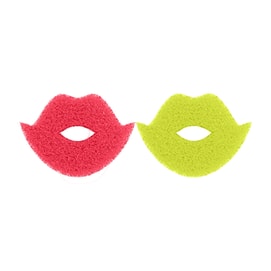 [중국 직배송] 캐나다 Zuutii 온감지 세척 스펀지, 강력한 얼룩 제거, 냄비 및 식기 세척용 다용도 도구 [기름때 구세주! 주방을 위한 마법의 스펀지] 메이플 레드 + 자몽 블루 - 2개입