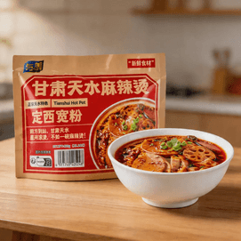 與美 甘肅天水麻辣燙 428g【正宗定西寬粉】