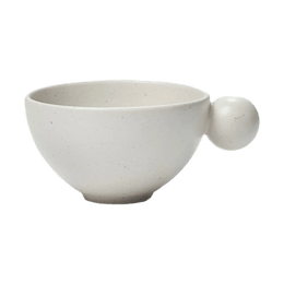 Better Finger Ceramic Small Bowl White, 5.16 × 4.02 × 2.36 inches