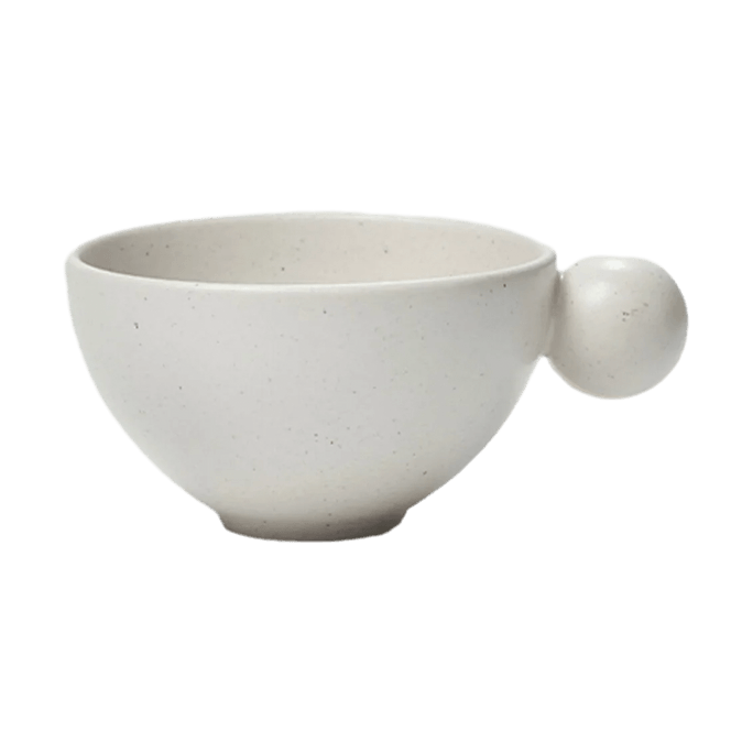 韓國NEOFLAM Better Finger 星球碗 陶瓷小碗 早餐麥片碗 水果碗 白色 13.1 × 10.2 × 6cm