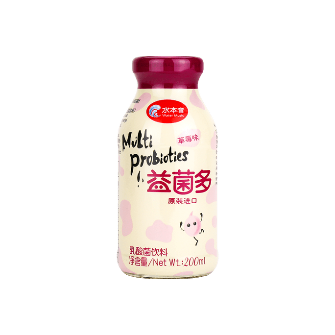 딸기 멀티 프로바이오틱스 드링크, 6.76fl oz
