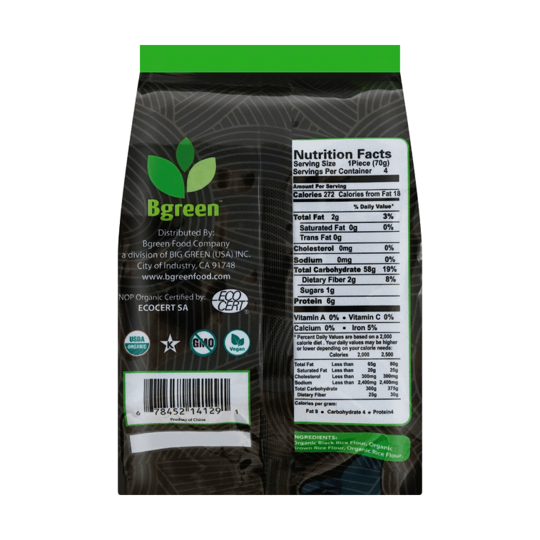 Organic Black Rice Ramen 4 Pieces 280g 6