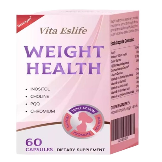 Besunyen Metabolism Booster | Light & Balanced Support 【Big Meal Savior】Scientific Metabolism Management | 60 Capsules/Bottle