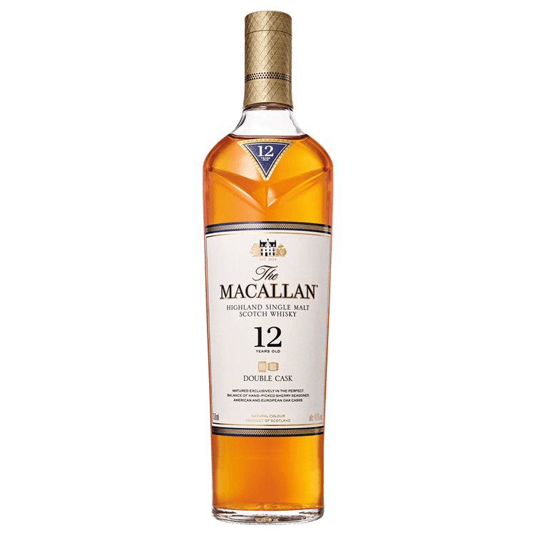 麦卡伦(Macallan)12年蓝钻双雪莉桶苏格兰单一麦芽威士忌750ML - 亚米