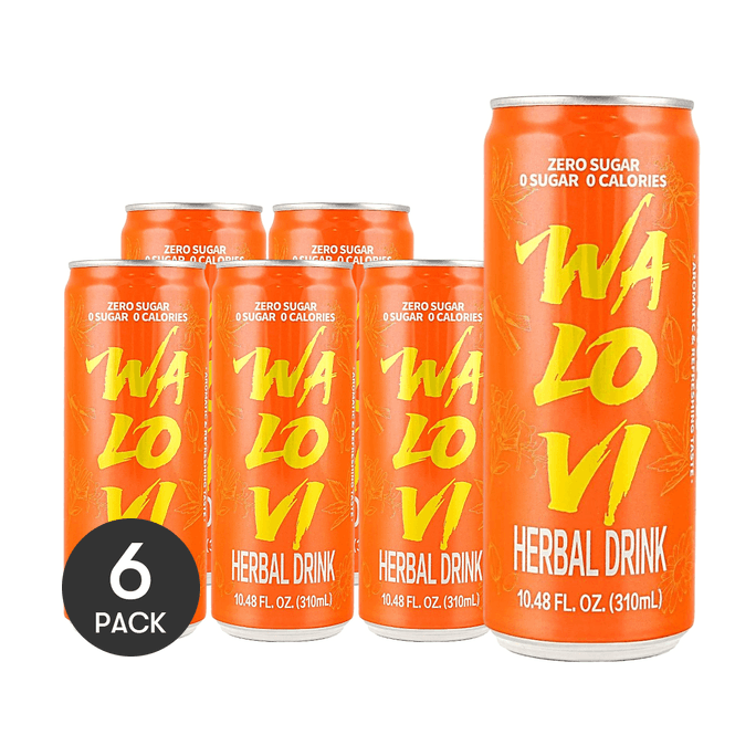 王老吉 纖體涼茶 無糖茶飲 310ml *6【6份超值裝】