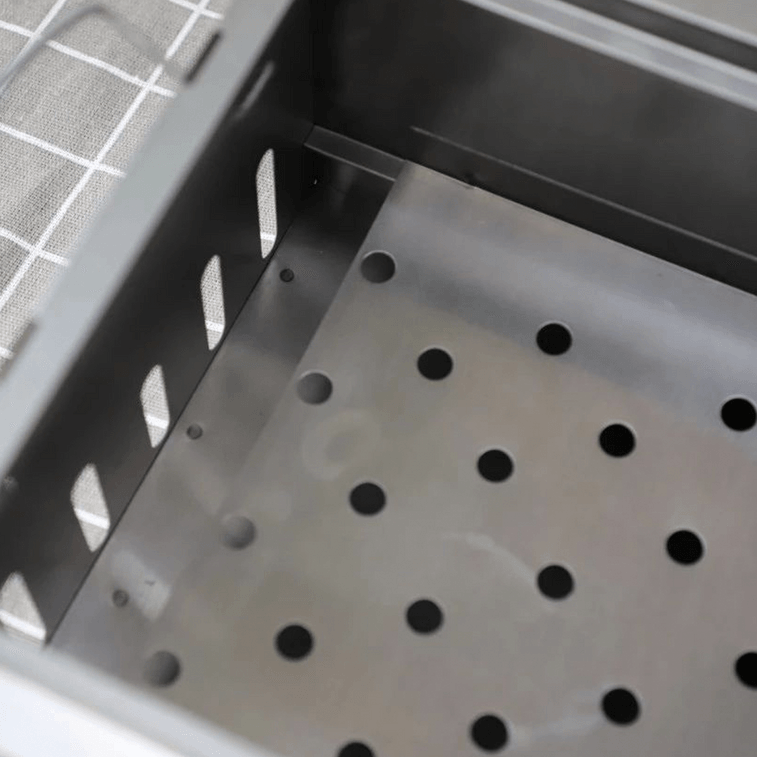 商業品質ポータブル炭グリル子羊串折りたたみキャンプバーベキューグリル 43 センチメートル 3