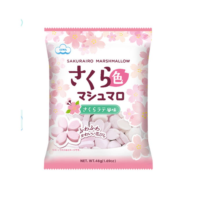 Sakura Pink Marshmallow 48g[Short-term Special Offer, Best Before May]