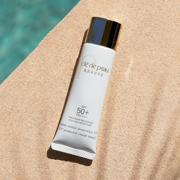 CLE DE PEAU BEAUTE UV PROTECTIVE CREAM TINTED pink SPF50+・PA++++ 30mL 4