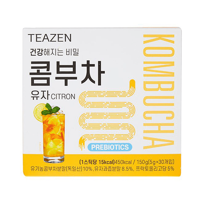 韩国 Teazen康普茶柚子 30p
