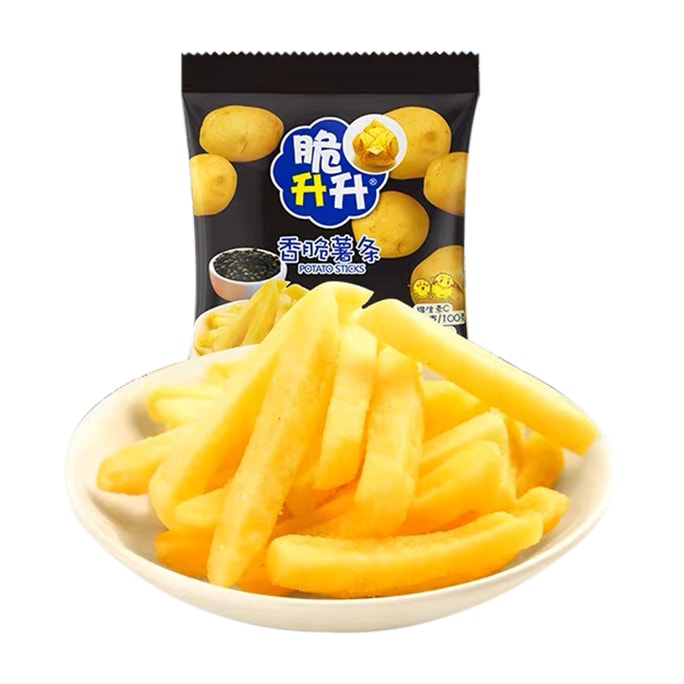 Fragrant Brittle Fries Black Pepper Flavor Internet Celebrity Snacks 20g [Small Bag Packaging]